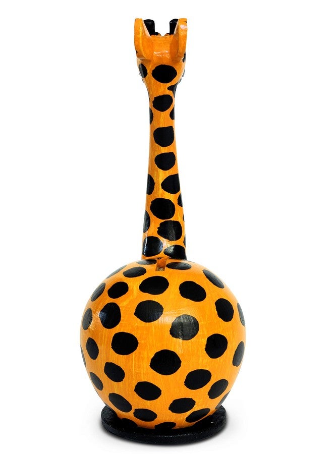 G6 Collection 15" Unique Handmade Wooden Giraffe Cute Coin Piggy Bank Statue Figurine Handcrafted Wood Hand Carved Decorative Keepsake Saving Money Adorable Kids Room Decor Gift Bank (Girrafe) - Image 5